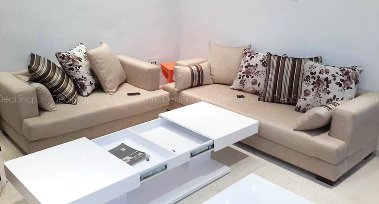 Un salon moderne 5 places touslesdeals.tn