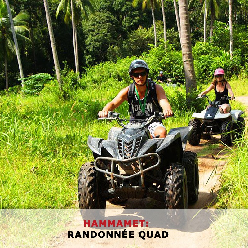 randonnee quad hammamet