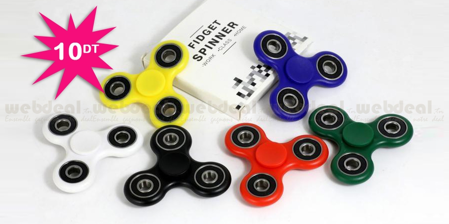 Fidget Spinner anti stress à 10DT seulement