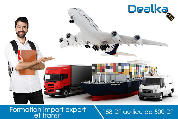 Archivé: Une formation certifiée en import export et transit à 158DT Seulement