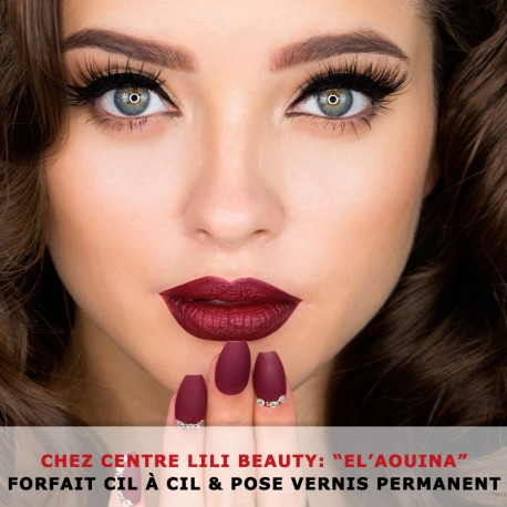 Forfait cil à cil & pose vernis permanent