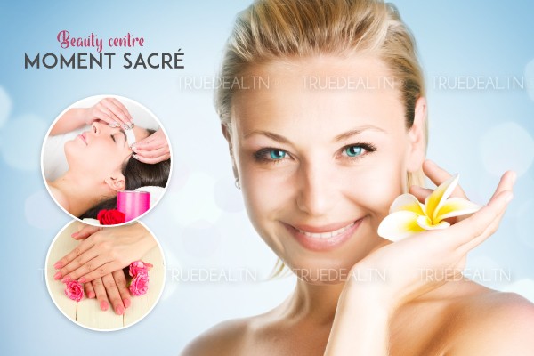 Soin de visage + Soin des mains + Pose vernis permanent + Epilation sourcils, lèvre supérieure + Brushing