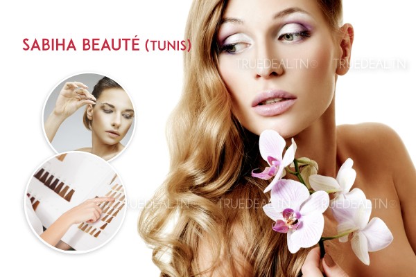 Coloration + Mèches + Coupe + Brushing + Epilation bras complètes, aisselles, visage, sourcils