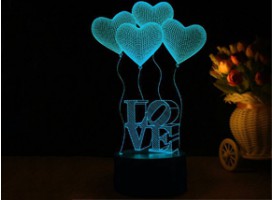 abajour led love