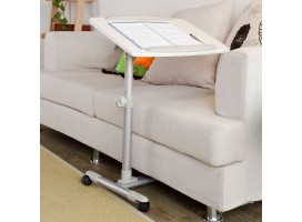 Table de lit pour ordinateur portable avec plateau inclinable