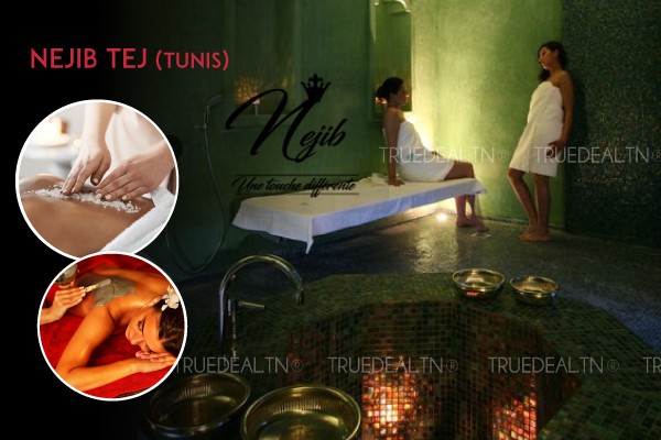 Hammam + Gommage + Enveloppement savon noir + Massage relaxant