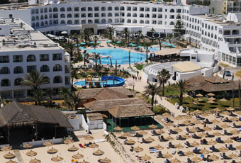 Une nuit à deux dans une chambre double en demi pension  à l’hôtel Vincci Nozha Beach 4* à Hammamet Nord à 154 DT ( soit 77 DT / personne )  au lieu 200 DT.