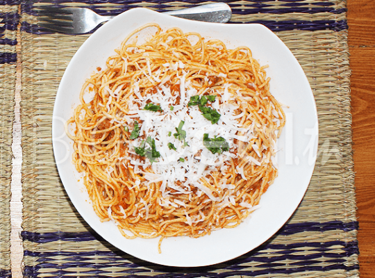 Menu Spaghetti Bolognaise pour 2 à 14DT