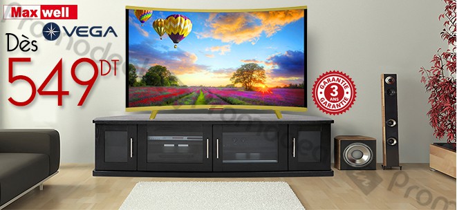 Promotion Téléviseurs Maxwell Smart LED, Full HD, Smart TV, Wifi-intégré à partir de 549 DT