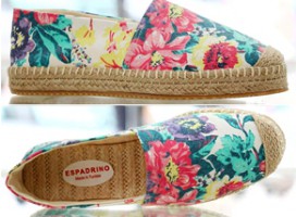 Espadrille en Natte