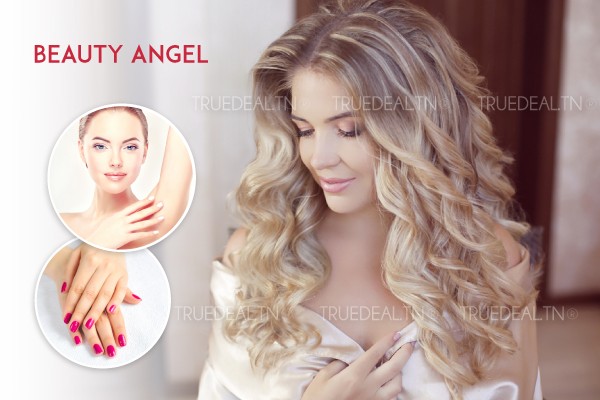 Coloration + Coupe + Brushing + Epilation visage, sourcils, bras Complètes, aisselles + Pose vernis