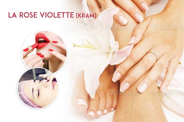 Soin des mains + Pose vernis permanent + Soin des pieds + capsule (2 orteils) + Pose vernis + Epilation sourcils, lèvre supérieure + Brushing