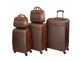Archivé: Set de 5 valises Style Londonien – Vanity Case – ABS – 4 Roues – Polycarbonate – Avec Mallette