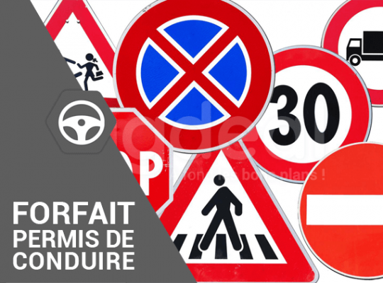 Forfait de permis de conduire de 25 heures