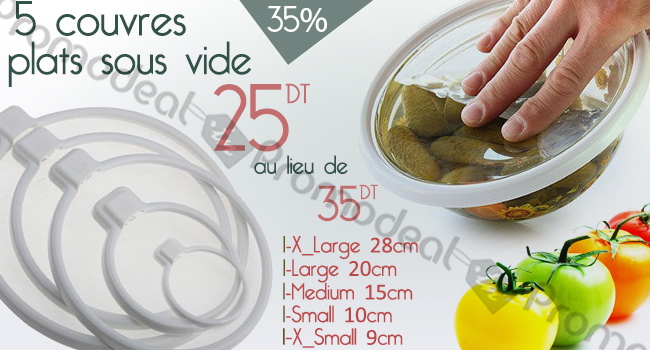 Archivé: Promotion 5 Couvres plats sous vide Une astuce économique et bien plus pratique que le film alimentaire !