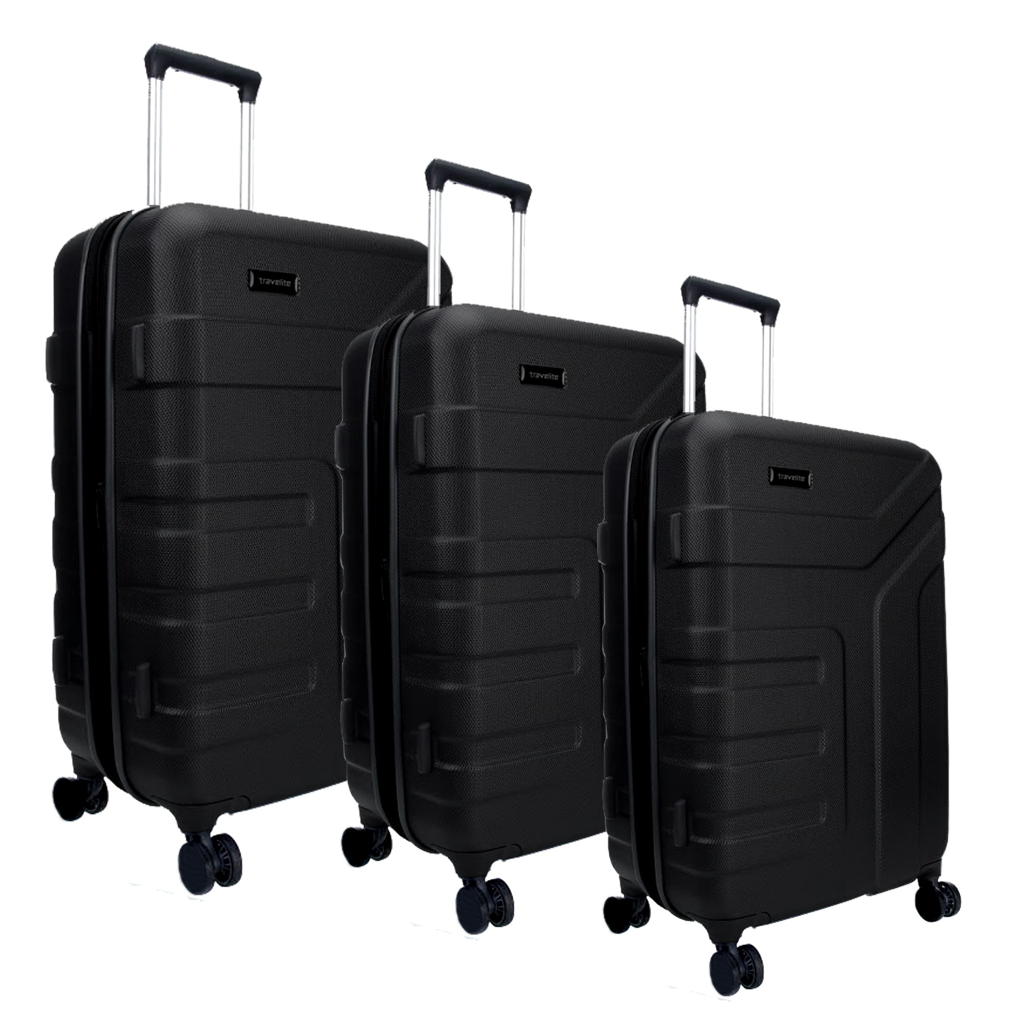 Archivé: Set de 3 valises – polycarbonate – ABS – Noir – 4 roues – 360° – Niubwin