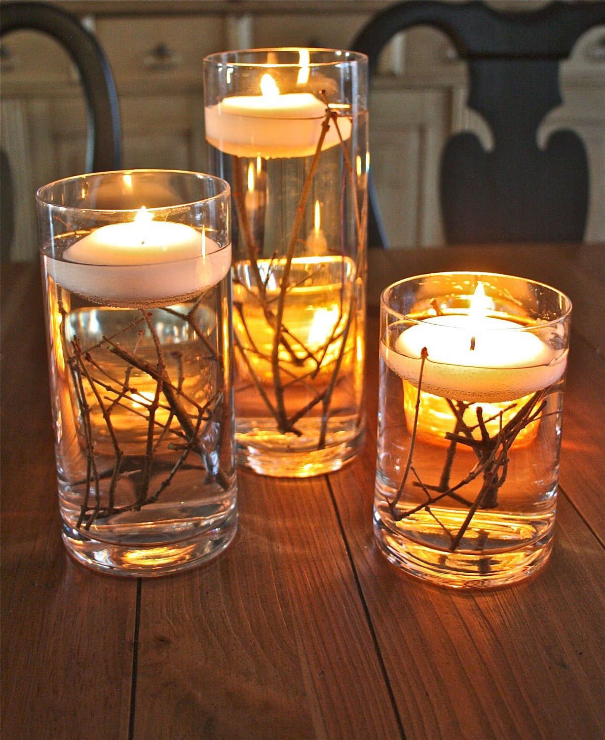 Lot De 12 Bougies Flottantes - Pour Centres De Table, Décoration D'Ambiance, Mariages, Fêtes