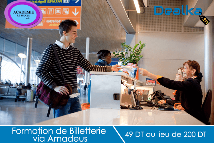 Une formation certifiée en réservation et billetterie via Amadeus à 49 DT Seulement