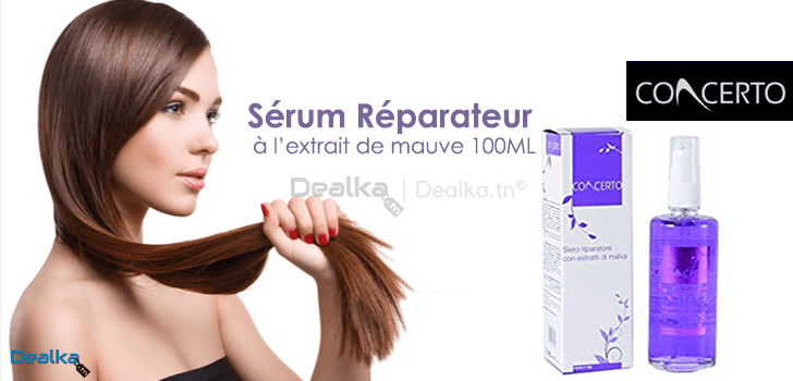 Sérum Réparateur BIO CONCERTO à l’extrait de mauve pour cheveux 100ML