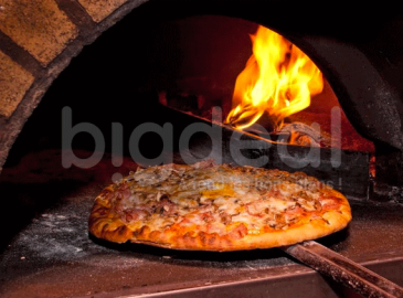 2 pizzas au feu de bois