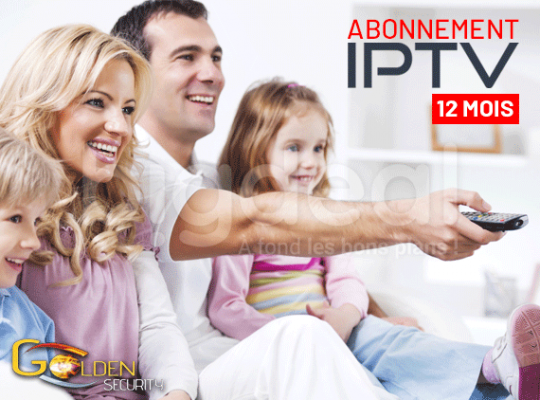 Abonnement IPTV de 12 mois